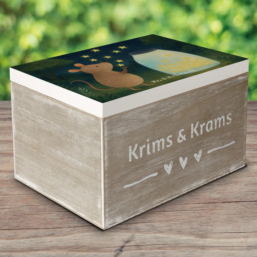 Skrzynia drewniana mysz Gwiazdy Design Geschenkbox, Aufbewahrungsbox, Schatzkiste, XXL, Geschenkdose, Dekokiste, Erinnerungskiste, Truhe, Holzkiste, Kiste, Schatulle, Erinnerungsbox, Tiermotive, Gute Laune, lustige Sprüche, Tiere, Taufgeschenk, Geburtstag, Schwangerschaft, Wunsch, Träume, Hoffnung, Kindergeburtstag, erstes Kind, Kind, Maus, Sterne, Taufe, Geburt