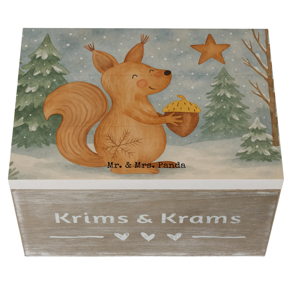 Holzkiste Eichhörnchen Weihnachten Design Geschenkbox, Erinnerungskiste, XXL, Schatulle, Geschenkdose, Aufbewahrungsbox, Holzkiste, Dekokiste, Erinnerungsbox, Schatzkiste, Truhe, Kiste, Winter, Weihnachten, Weihnachtsdeko, Nikolaus, Advent, Heiligabend, Wintermotiv, Weihnachtsgruß, Neujahr, Vogel, Weihnachtsmotiv, Frohes neues Jahr, Guten Rutsch, Frohe Weihnachten