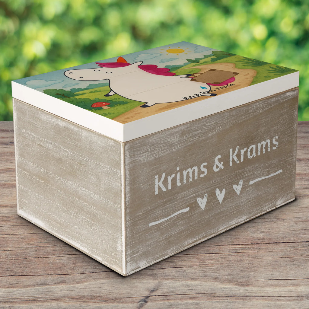 Wooden chest unicorn Suitcase Design XXL, Geschenkdose, Erinnerungskiste, Holzkiste, Geschenkbox, Schatzkiste, Dekokiste, Schatulle, Aufbewahrungsbox, Truhe, Erinnerungsbox, Kiste, Einhorn, Einhörner, Einhorn Deko, Unicorn, Abenteuer, Gepäck, witzig, Koffer, Kind, lustig, albern, Spaß, Reise, Verreisen, Erwachsen, unicorn