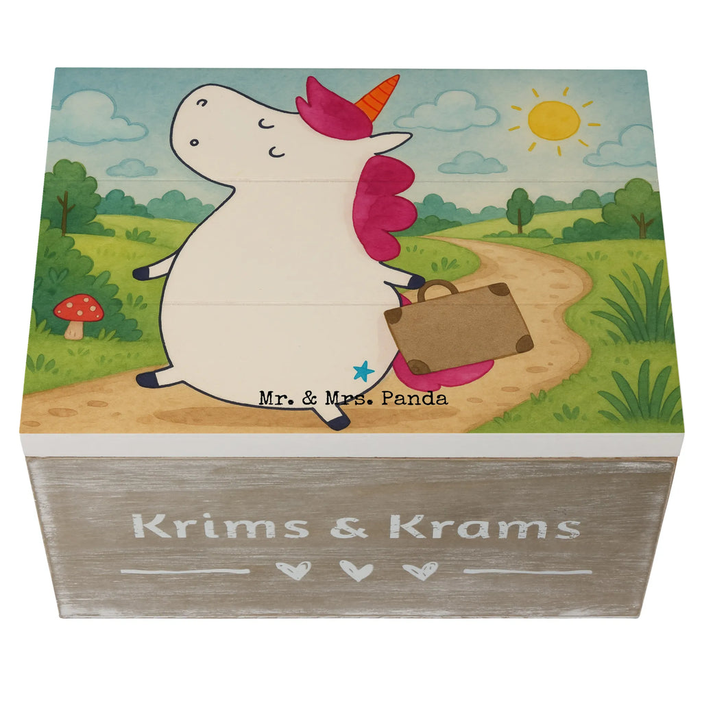 Wooden chest unicorn Suitcase Design XXL, Geschenkdose, Erinnerungskiste, Holzkiste, Geschenkbox, Schatzkiste, Dekokiste, Schatulle, Aufbewahrungsbox, Truhe, Erinnerungsbox, Kiste, Einhorn, Einhörner, Einhorn Deko, Unicorn, Abenteuer, Gepäck, witzig, Koffer, Kind, lustig, albern, Spaß, Reise, Verreisen, Erwachsen, unicorn