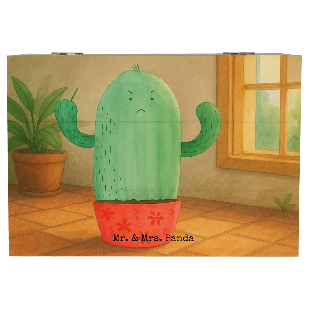 Wooden chest cactus Fury Design Geschenkbox, Erinnerungsbox, Aufbewahrungsbox, Erinnerungskiste, XXL, Dekokiste, Schatzkiste, Schatulle, Kiste, Holzkiste, Truhe, Geschenkdose, Kaktus, Kakteen, Büroalltag, Kollege, Chefin, Schule, ärgern, wütend, Kollegin, Büro