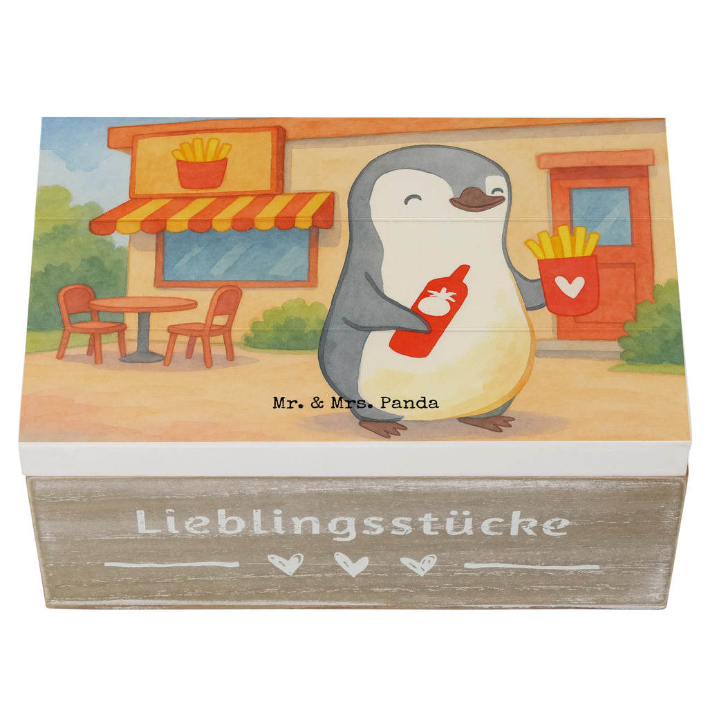 Holzkiste Pinguin Pommes Design Holzkiste, XXL, Truhe, Kiste, Aufbewahrungsbox, Schatzkiste, Dekokiste, Geschenkdose, Erinnerungsbox, Geschenkbox, Schatulle, Erinnerungskiste, Liebe, Partner, Freund, Freundin, Ehemann, Ehefrau, Heiraten, Verlobung, Heiratsantrag, Liebesgeschenk, Jahrestag, Hocheitstag, Valentinstag, Mitbringsel, Geschenk für Frauen, Liebesbeweis, für Ehemann, Geschenk für Freundin, für Männer, Hochzeitstag, Geschenk für Partner