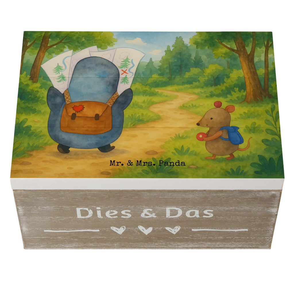 Holzkiste Pinguin & Maus Wanderer Design Geschenkdose, Erinnerungsbox, Schatulle, Kiste, Dekokiste, Aufbewahrungsbox, Geschenkbox, Truhe, Holzkiste, Erinnerungskiste, XXL, Schatzkiste, Pinguin, Ausflug, Wanderlust, Abenteurer, wandern, Roadtrip, Abenteuer, Pinguine