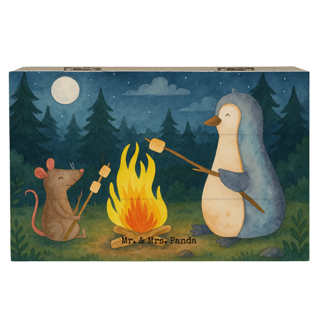 Wooden chest Penguin campfire Design Truhe, Erinnerungskiste, Geschenkdose, Holzkiste, Geschenkbox, Kiste, Schatulle, Aufbewahrungsbox, Erinnerungsbox, XXL, Schatzkiste, Dekokiste, Pinguin, Neustart, Arbeit, Feuer, Liebe, grillen, Marshmallows, Motivation, Maus, Leben, Pinguine, Job, Büroalltag, Lebensspruch, Büro, Lagerfeuer, Lebensmotivation