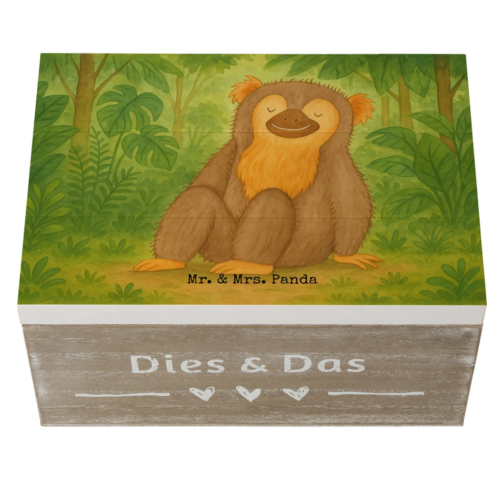 Holzkiste Affe Design Erinnerungskiste, Geschenkbox, Erinnerungsbox, Schatulle, Truhe, Holzkiste, Aufbewahrungsbox, Dekokiste, Schatzkiste, XXL, Geschenkdose, Kiste, Afrika, Wildtiere, Liebe, Motivation, Affen, Affe, Selbstliebe, Selbstachtung, Selbstbewusstsein, Respekt, Selfcare, Äffchen