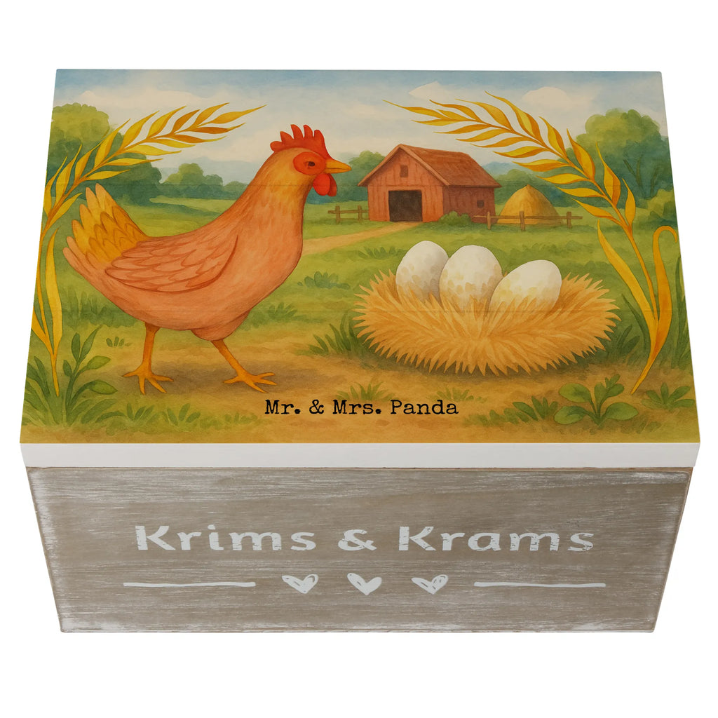 Holzkiste Huhn Stolz Design Geschenkbox, Schatulle, Schatzkiste, Holzkiste, Erinnerungsbox, Dekokiste, Truhe, Geschenkdose, XXL, Aufbewahrungsbox, Erinnerungskiste, Kiste, Bauernhof, Hoftiere, Landwirt, Landwirtin, Spruch, Hühner, Hahn, Landleben, Geburt, Eier, Schwangerschaft, Hof, Magie, Motivation, Henne