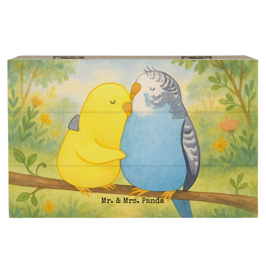 Holzkiste Wellensittich Liebe Design Schatzkiste, Truhe, Kiste, Aufbewahrungsbox, Geschenkbox, XXL, Erinnerungskiste, Schatulle, Dekokiste, Holzkiste, Geschenkdose, Erinnerungsbox, Liebe, Partner, Freund, Freundin, Ehemann, Ehefrau, Heiraten, Verlobung, Heiratsantrag, Liebesgeschenk, Jahrestag, Hocheitstag, Kuscheln, Vögel, Wellensittich, Vertrauen, Nähe