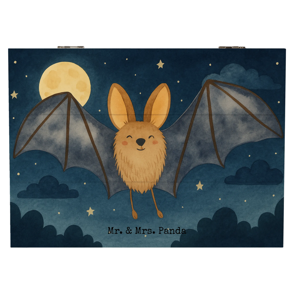 Holzkiste Fledermaus Flügel Design Schatulle, Holzkiste, Erinnerungsbox, Geschenkdose, Dekokiste, Erinnerungskiste, Schatzkiste, Kiste, Truhe, Geschenkbox, XXL, Aufbewahrungsbox, Tiermotive, Gute Laune, lustige Sprüche, Tiere