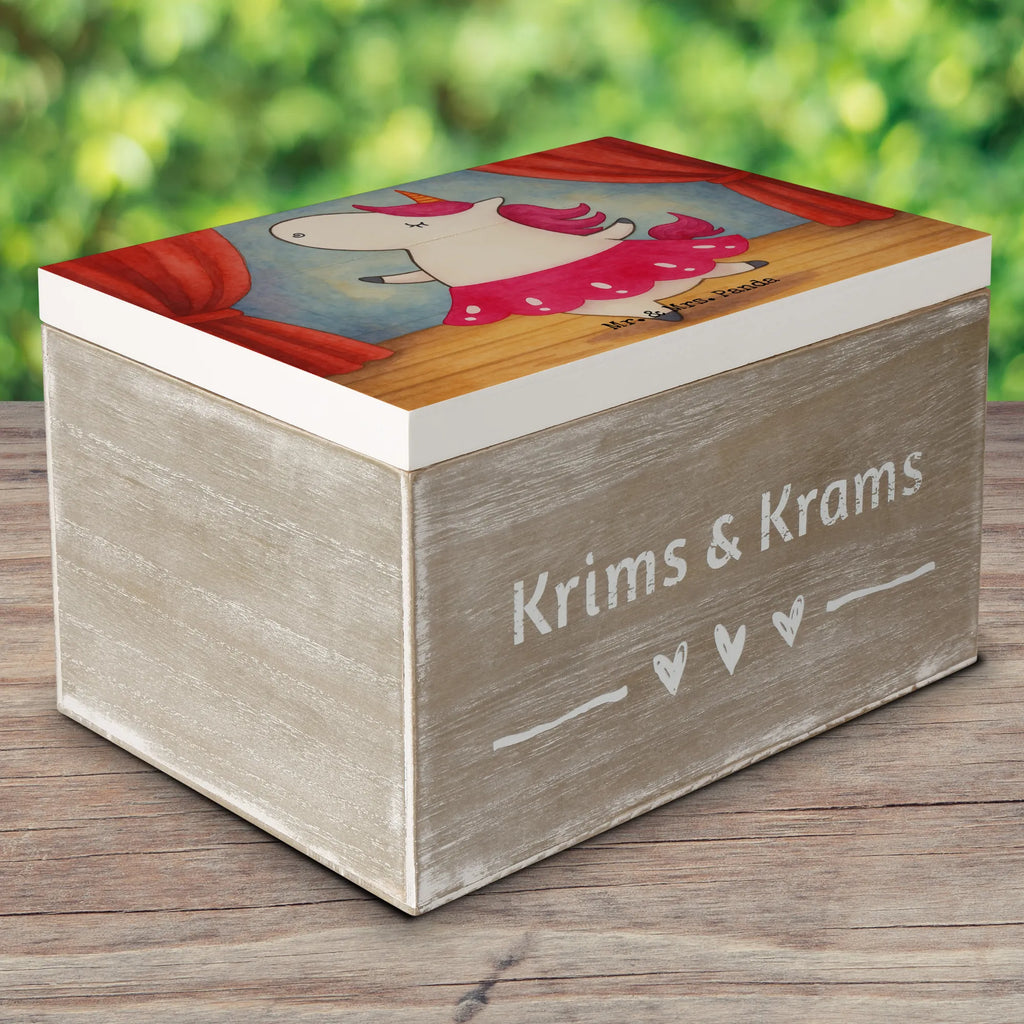 Holzkiste Einhorn Ballerina Design Erinnerungsbox, Dekokiste, Truhe, Holzkiste, Erinnerungskiste, Kiste, Schatulle, Geschenkdose, Schatzkiste, Geschenkbox, XXL, Aufbewahrungsbox, Einhorn, Einhörner, Einhorn Deko, Unicorn, Tanzen, Lebenslust, Spaß, Feiern, Geburtstag, Ballerina, Lebensfreude, Wohnung, Party, Tänzerin