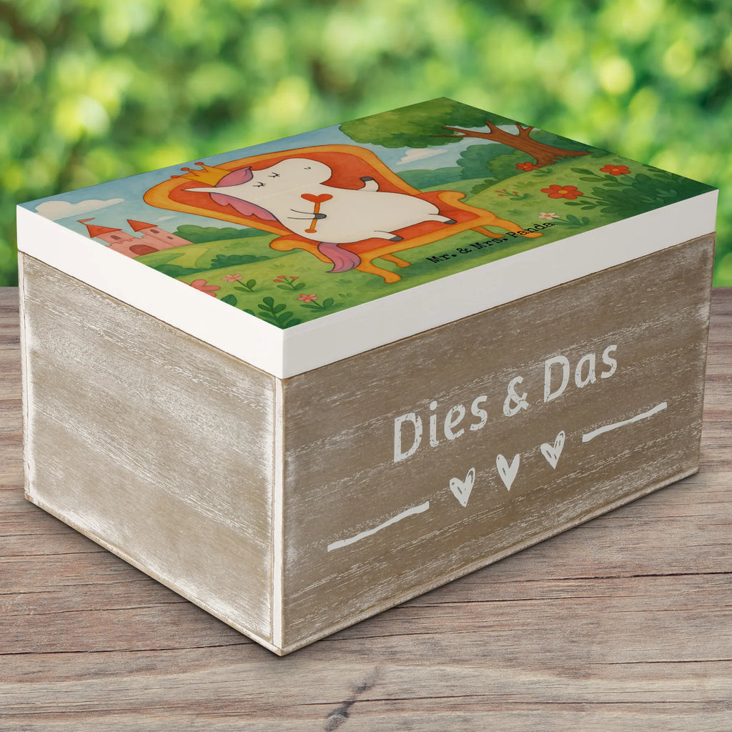 Holzkiste Einhorn Prinzessin Design Aufbewahrungsbox, Schatulle, XXL, Geschenkbox, Kiste, Holzkiste, Truhe, Schatzkiste, Geschenkdose, Dekokiste, Erinnerungskiste, Erinnerungsbox, Einhorn, Einhörner, Einhorn Deko, Unicorn, Geburtstag, Prinzessin, Geschenk, Monat, Geburtstagsgeschenk
