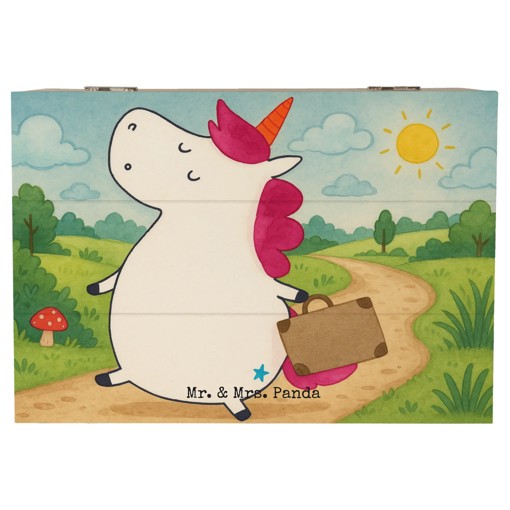 Wooden chest unicorn Suitcase Design XXL, Geschenkdose, Erinnerungskiste, Holzkiste, Geschenkbox, Schatzkiste, Dekokiste, Schatulle, Aufbewahrungsbox, Truhe, Erinnerungsbox, Kiste, Einhorn, Einhörner, Einhorn Deko, Unicorn, Abenteuer, Gepäck, witzig, Koffer, Kind, lustig, albern, Spaß, Reise, Verreisen, Erwachsen, unicorn