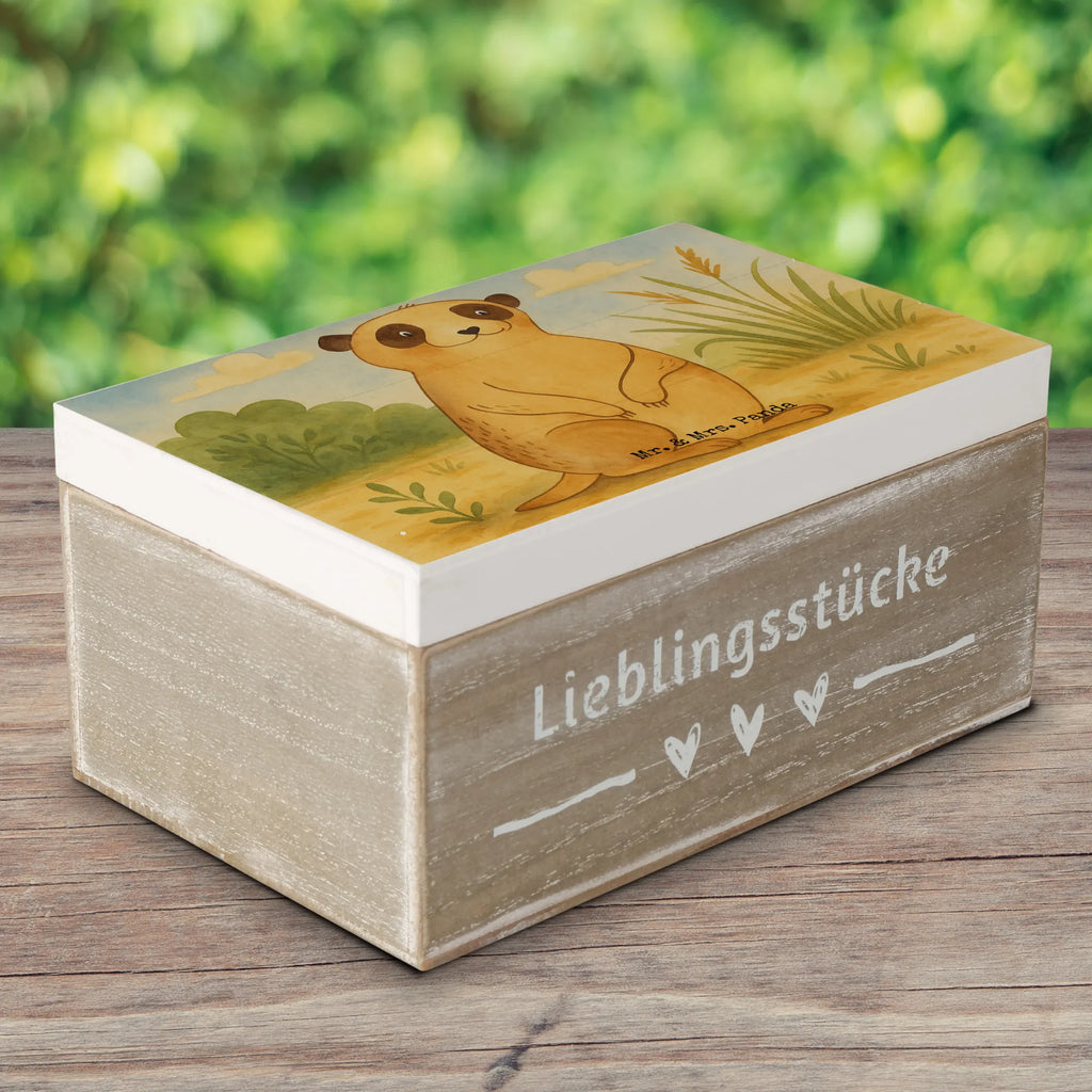 Skrzynia drewniana Surikatka Design Geschenkbox, Dekokiste, Schatzkiste, XXL, Erinnerungskiste, Erinnerungsbox, Aufbewahrungsbox, Schatulle, Truhe, Holzkiste, Geschenkdose, Kiste, Afrika, Wildtiere, Weltreise, Spruch, Afrikareise, Reisen, Roadtrip, Traveling, Erdmännchen