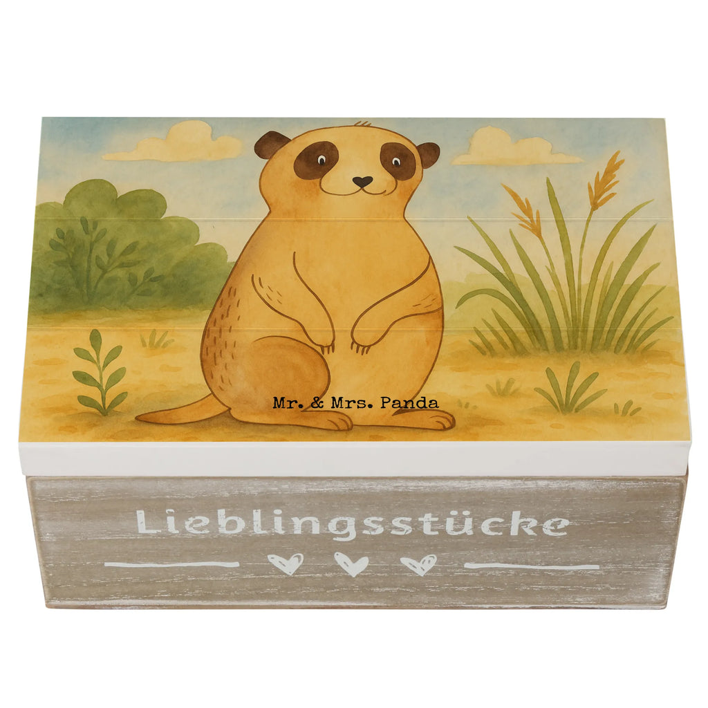 Skrzynia drewniana Surikatka Design Geschenkbox, Dekokiste, Schatzkiste, XXL, Erinnerungskiste, Erinnerungsbox, Aufbewahrungsbox, Schatulle, Truhe, Holzkiste, Geschenkdose, Kiste, Afrika, Wildtiere, Weltreise, Spruch, Afrikareise, Reisen, Roadtrip, Traveling, Erdmännchen