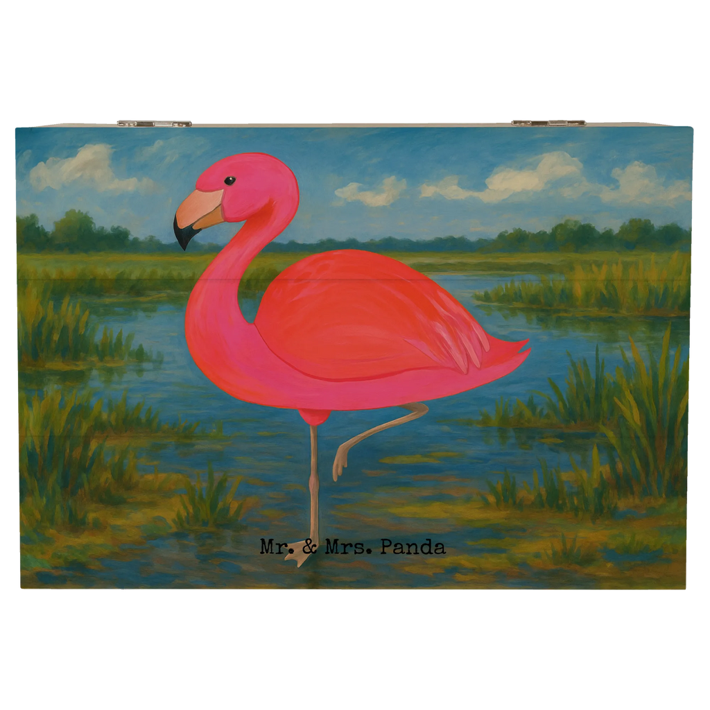 Holzkiste Flamingo Classic Design Kiste, Dekokiste, Truhe, Holzkiste, XXL, Schatzkiste, Erinnerungsbox, Aufbewahrungsbox, Geschenkbox, Geschenkdose, Schatulle, Erinnerungskiste, Flamingo, Außenseiter, Spruch, ich, Einzigartig, Selbstliebe, Stolz, Freundin, Sohn, Tochter, Geschwister, für mich, Freundinnen