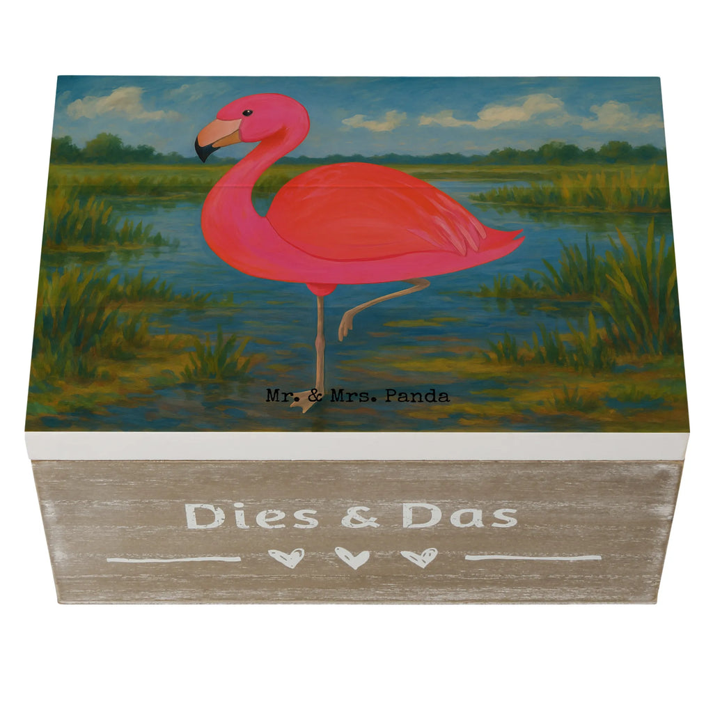 Holzkiste Flamingo Classic Design Kiste, Dekokiste, Truhe, Holzkiste, XXL, Schatzkiste, Erinnerungsbox, Aufbewahrungsbox, Geschenkbox, Geschenkdose, Schatulle, Erinnerungskiste, Flamingo, Außenseiter, Spruch, ich, Einzigartig, Selbstliebe, Stolz, Freundin, Sohn, Tochter, Geschwister, für mich, Freundinnen