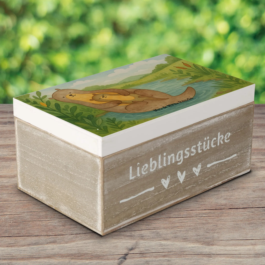 Wooden chest otter child Design Erinnerungskiste, Erinnerungsbox, Schatulle, Geschenkdose, Kiste, Holzkiste, XXL, Aufbewahrungsbox, Schatzkiste, Truhe, Geschenkbox, Dekokiste, Otter, Fischotter, Seeotter, Otter Seeotter See Otter