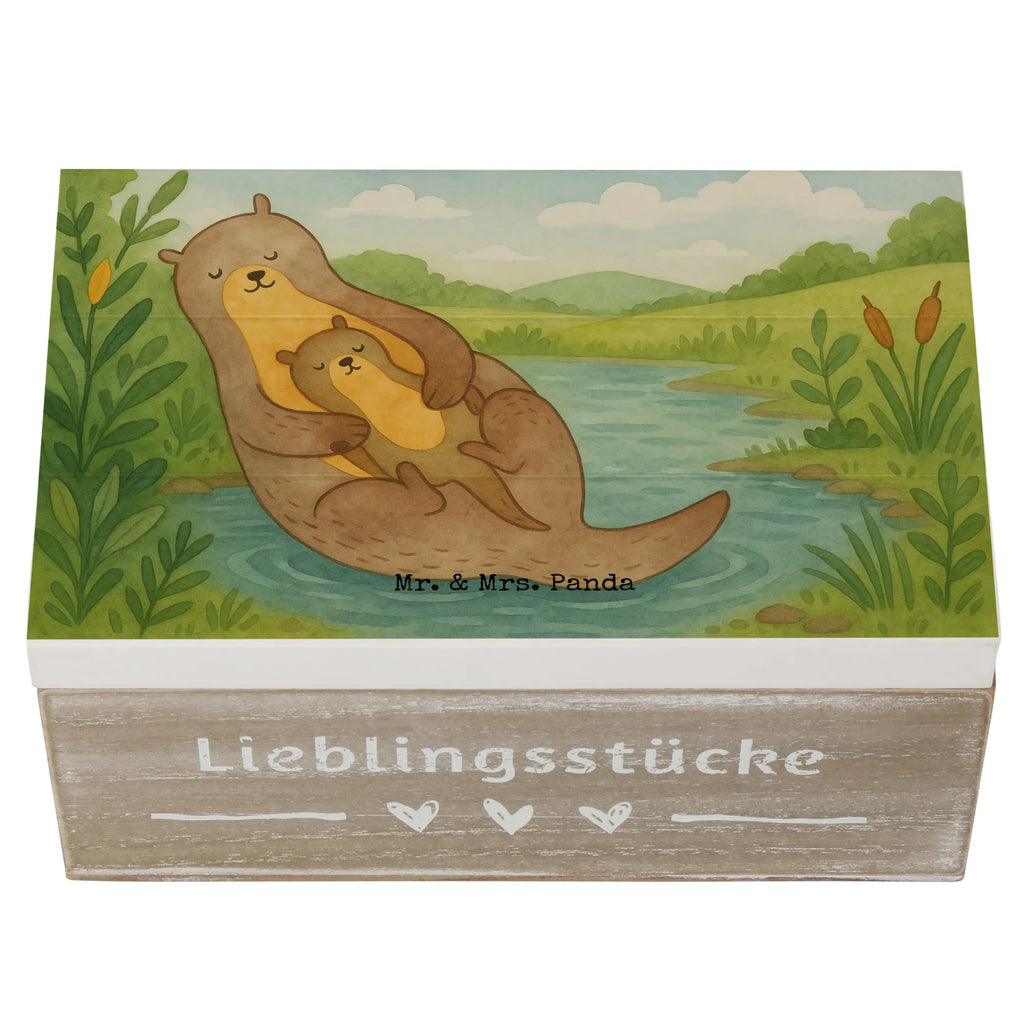 Wooden chest otter child Design Erinnerungskiste, Erinnerungsbox, Schatulle, Geschenkdose, Kiste, Holzkiste, XXL, Aufbewahrungsbox, Schatzkiste, Truhe, Geschenkbox, Dekokiste, Otter, Fischotter, Seeotter, Otter Seeotter See Otter