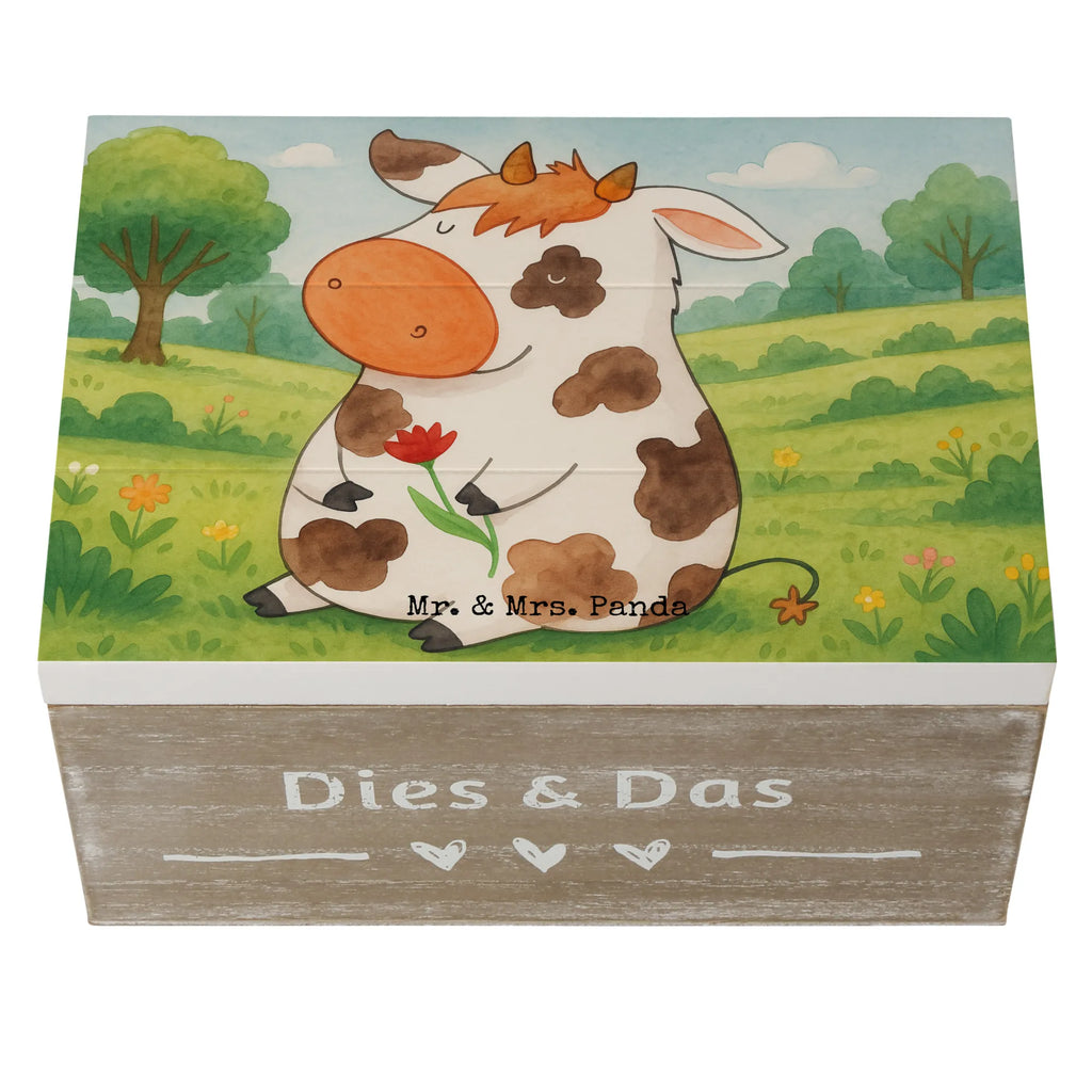 Holzkiste Kuh Design Geschenkbox, Aufbewahrungsbox, Erinnerungskiste, Dekokiste, XXL, Kiste, Erinnerungsbox, Geschenkdose, Truhe, Holzkiste, Schatzkiste, Schatulle, Bauernhof, Hoftiere, Landwirt, Landwirtin, Hof, Motivtion, Träume, Milchkuh, Milch, Magie, Flausen, Kuh, Kühe, Spruch