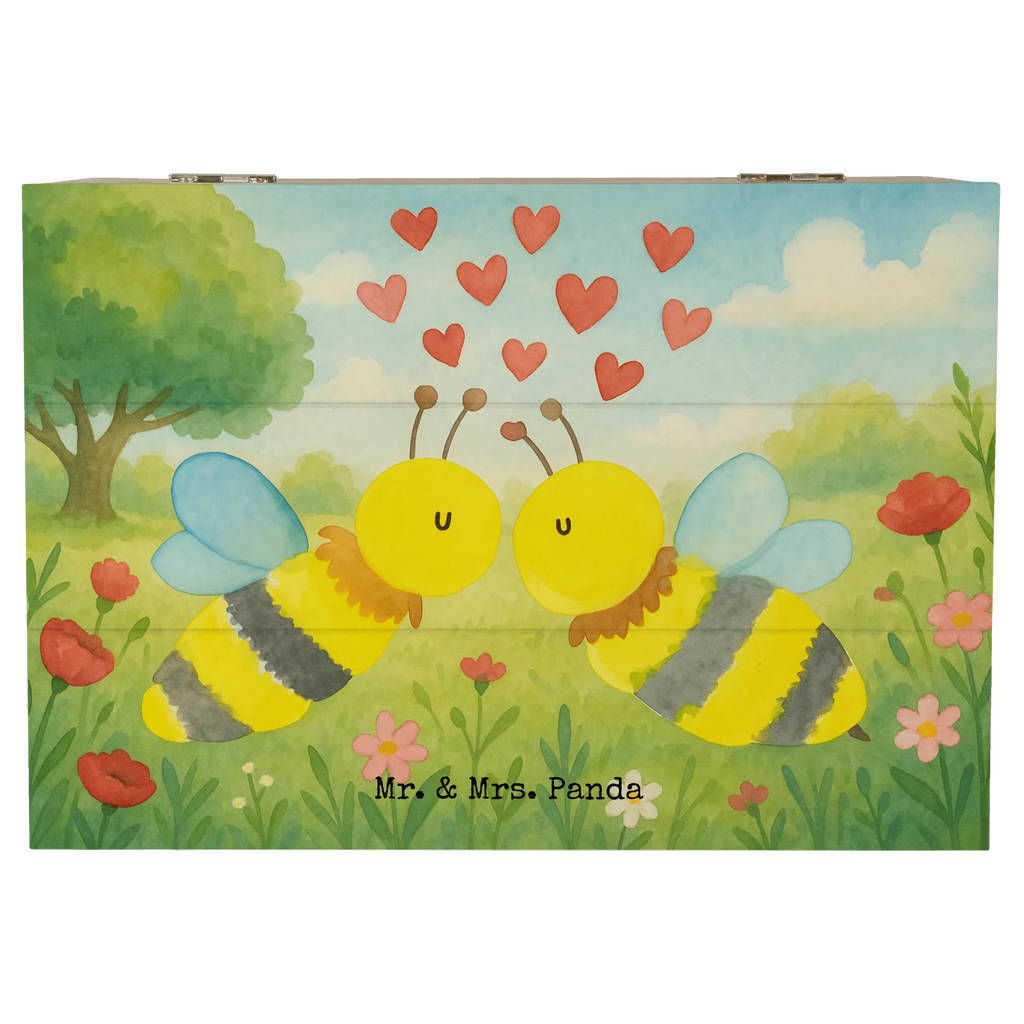 Holzkiste Biene Liebe Design Truhe, Schatulle, Erinnerungskiste, Geschenkbox, Holzkiste, Aufbewahrungsbox, Dekokiste, Erinnerungsbox, Schatzkiste, Kiste, XXL, Geschenkdose, Biene, Wespe, Hummel