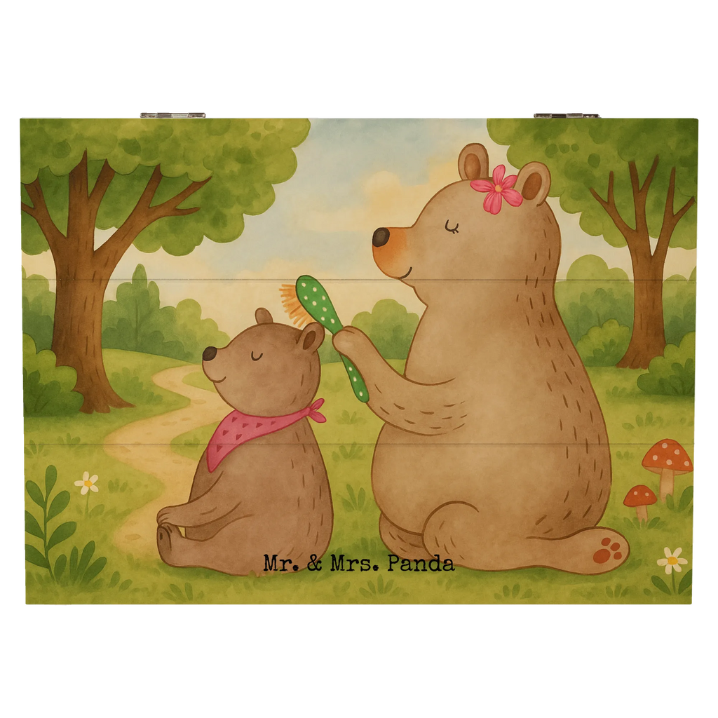 Holzkiste Bär Kind Design Holzkiste, Truhe, Geschenkbox, Aufbewahrungsbox, Dekokiste, Schatzkiste, Kiste, Erinnerungsbox, Schatulle, XXL, Erinnerungskiste, Geschenkdose, Familie, Vatertag, Muttertag, Bruder, Schwester, Mama, Papa, Oma, Opa, Geschenk, Mutti, Mutter