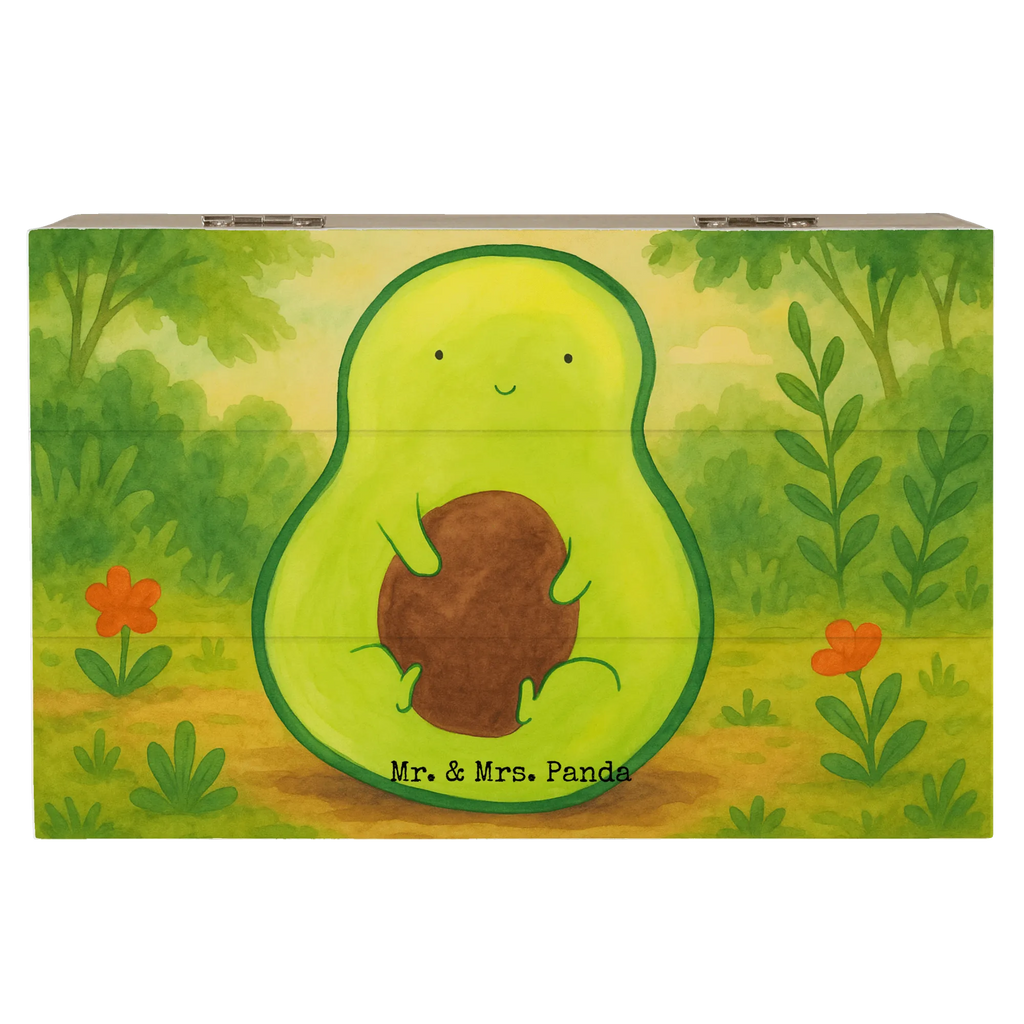 Holzkiste Avocado Kern Design Schatzkiste, Kiste, Schatulle, Geschenkbox, Erinnerungsbox, Truhe, Geschenkdose, Dekokiste, Aufbewahrungsbox, XXL, Holzkiste, Erinnerungskiste, Avocado, Veggie, Vegan, Gesund, Pflanze, Spruch Leben, Avokado, Avocadokern, Kern