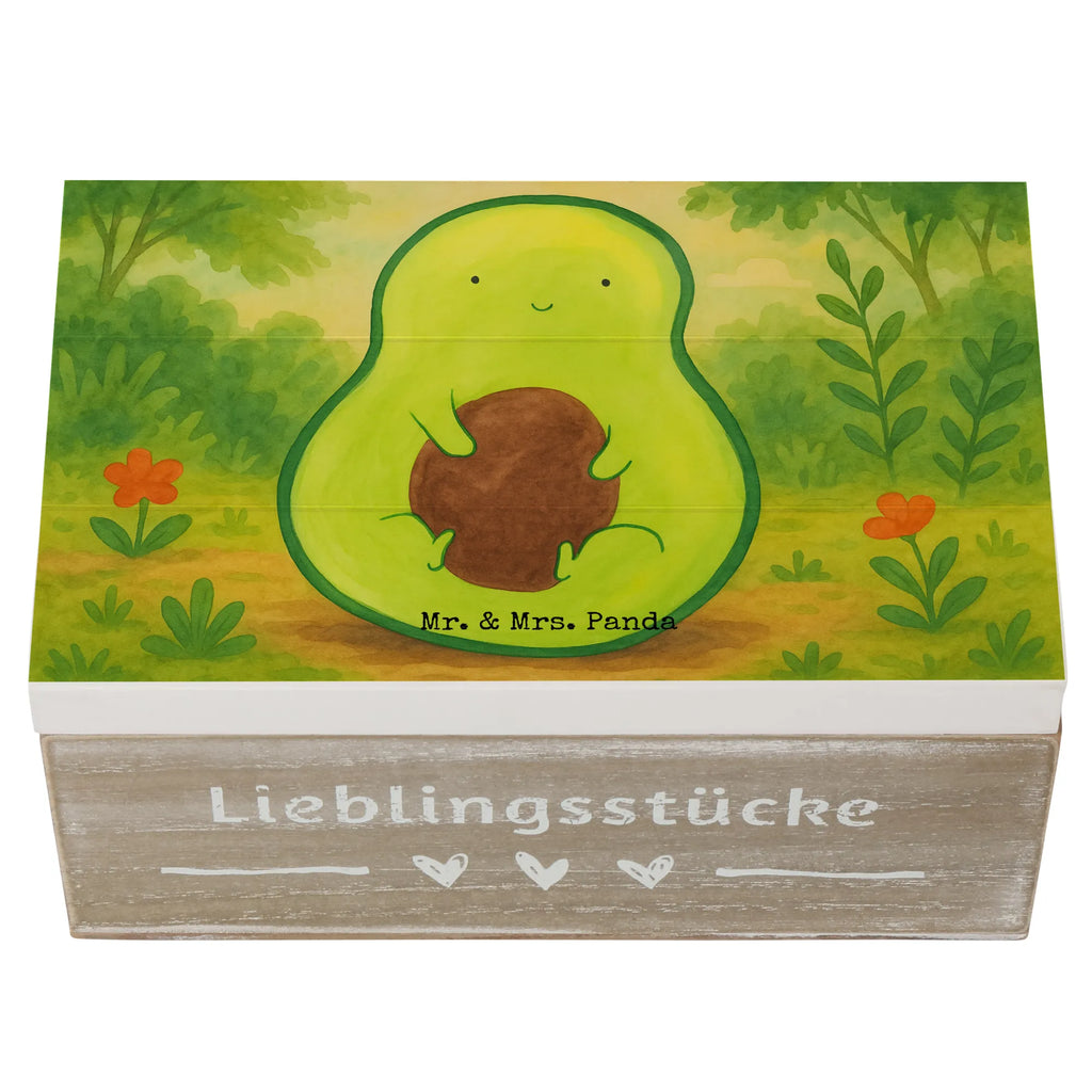 Holzkiste Avocado Kern Design Schatzkiste, Kiste, Schatulle, Geschenkbox, Erinnerungsbox, Truhe, Geschenkdose, Dekokiste, Aufbewahrungsbox, XXL, Holzkiste, Erinnerungskiste, Avocado, Veggie, Vegan, Gesund, Pflanze, Spruch Leben, Avokado, Avocadokern, Kern
