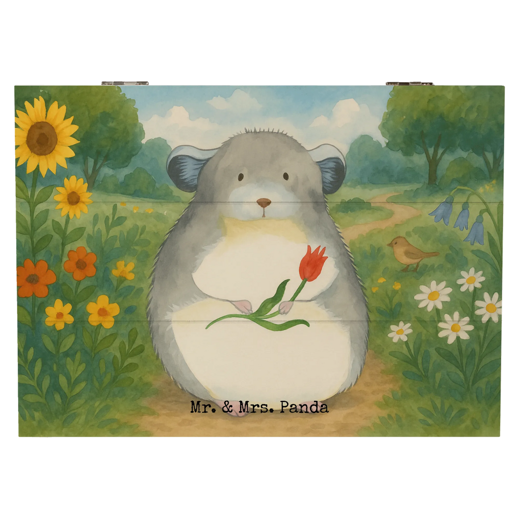 Holzkiste Chinchilla Blume Design Schatzkiste, Geschenkbox, Erinnerungsbox, XXL, Holzkiste, Aufbewahrungsbox, Kiste, Dekokiste, Truhe, Geschenkdose, Schatulle, Erinnerungskiste, Tiermotive, Gute Laune, lustige Sprüche, Tiere, Büro, Depressionen, Chinchilla, Glücklichsein, Chinchillas, Büroalltag, Liebeskummer, traurig sein, Kummer, Chaos