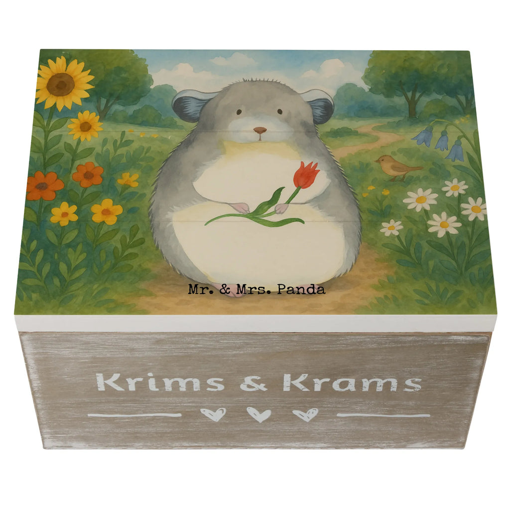 Holzkiste Chinchilla Blume Design Schatzkiste, Geschenkbox, Erinnerungsbox, XXL, Holzkiste, Aufbewahrungsbox, Kiste, Dekokiste, Truhe, Geschenkdose, Schatulle, Erinnerungskiste, Tiermotive, Gute Laune, lustige Sprüche, Tiere, Büro, Depressionen, Chinchilla, Glücklichsein, Chinchillas, Büroalltag, Liebeskummer, traurig sein, Kummer, Chaos