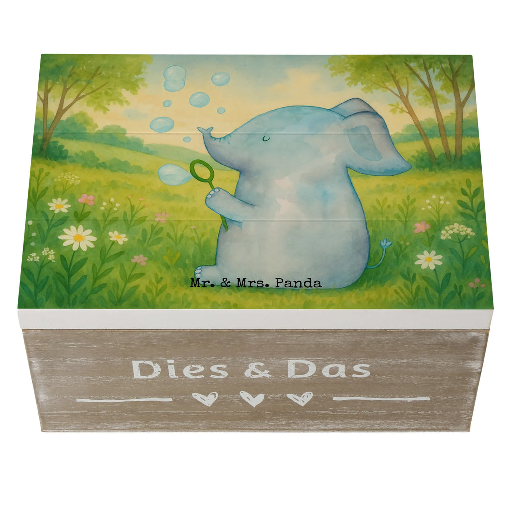 Holzkiste Elefant Seifenblasen Design Erinnerungskiste, Erinnerungsbox, Geschenkbox, Holzkiste, Dekokiste, Geschenkdose, XXL, Schatzkiste, Truhe, Kiste, Schatulle, Aufbewahrungsbox, Tiermotive, Gute Laune, lustige Sprüche, Tiere, Liebe, Liebesspruch, Heimat, Elefant, Seifenblasen, Gefühl. Daheim, Dickhäuter, Elefanten, Rüsseltier, Liebesbeweis