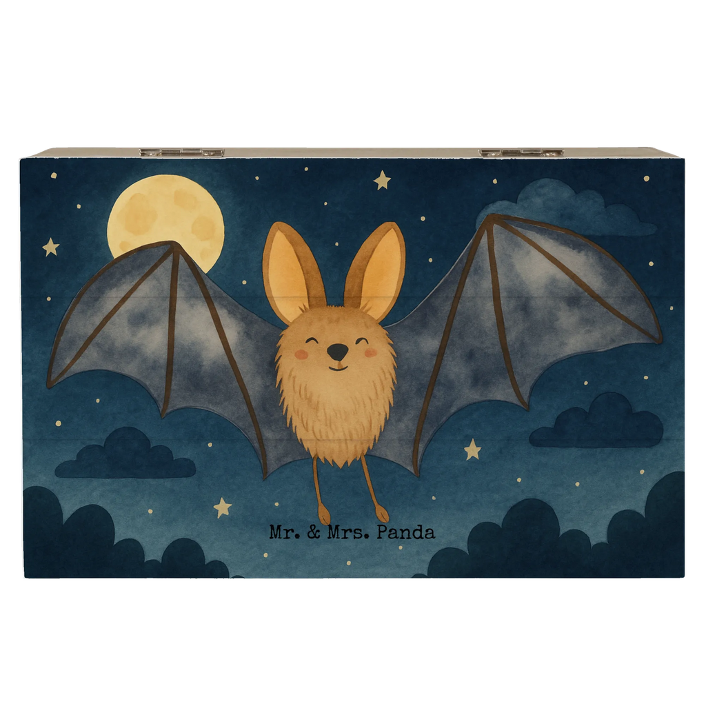 Holzkiste Fledermaus Flügel Design Schatulle, Holzkiste, Erinnerungsbox, Geschenkdose, Dekokiste, Erinnerungskiste, Schatzkiste, Kiste, Truhe, Geschenkbox, XXL, Aufbewahrungsbox, Tiermotive, Gute Laune, lustige Sprüche, Tiere