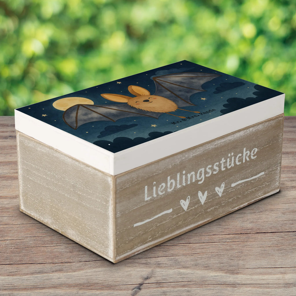 Holzkiste Fledermaus Flügel Design Schatulle, Holzkiste, Erinnerungsbox, Geschenkdose, Dekokiste, Erinnerungskiste, Schatzkiste, Kiste, Truhe, Geschenkbox, XXL, Aufbewahrungsbox, Tiermotive, Gute Laune, lustige Sprüche, Tiere