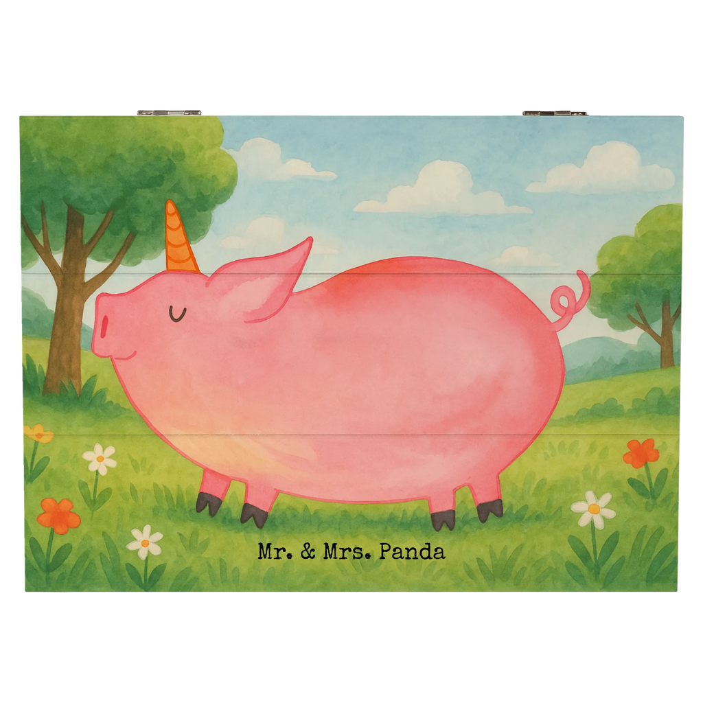 Holzkiste Einhorn Schwein Design Schatulle, Aufbewahrungsbox, Erinnerungskiste, Geschenkbox, XXL, Dekokiste, Schatzkiste, Geschenkdose, Holzkiste, Kiste, Truhe, Erinnerungsbox, Einhorn, Einhörner, Einhorn Deko, Unicorn, geschenk, english, funny, Piggy, witzig. lustig, Schweinhorn, Schwein, Bauer, Pig, Party, englisch, Spaß, Spruch