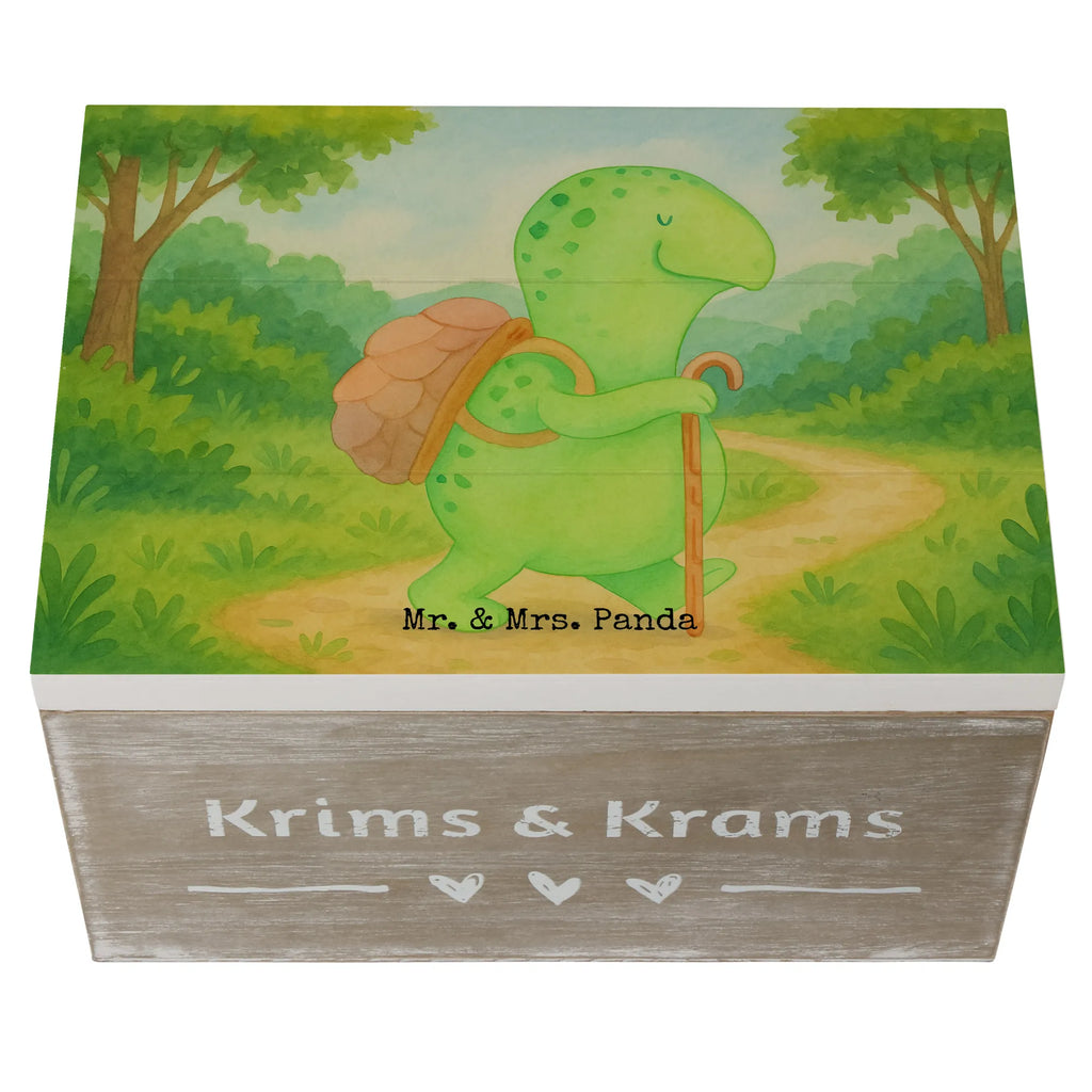 Holzkiste Schildkröte Wanderer Design Schatulle, Aufbewahrungsbox, Geschenkbox, Geschenkdose, Holzkiste, Erinnerungsbox, Schatzkiste, Kiste, Dekokiste, XXL, Erinnerungskiste, Truhe, Schildkröte, Neuanfang, Motivationssprüche, Motivation, Motivationsspruch, Schildkröten
