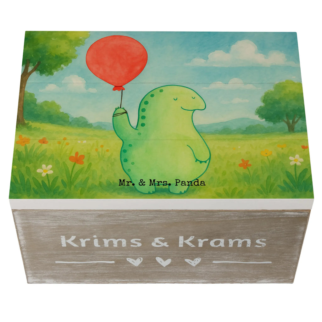 Holzkiste Schildkröte Luftballon Design XXL, Erinnerungskiste, Truhe, Schatulle, Aufbewahrungsbox, Dekokiste, Geschenkbox, Erinnerungsbox, Schatzkiste, Kiste, Holzkiste, Geschenkdose, Schildkröte, Schildkröten, Mutausbruch, Motivation, Motivationsspruch