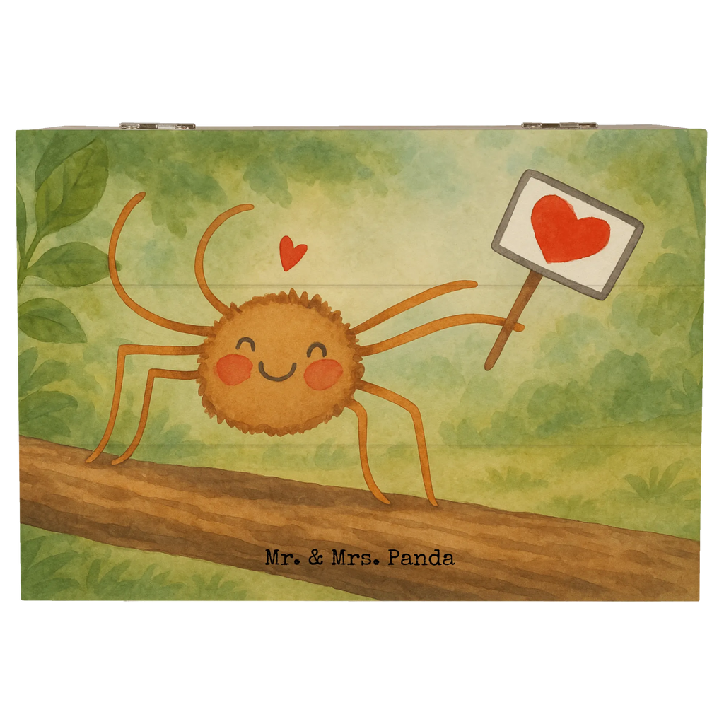 Holzkiste Spinne Agathe Motivation Design Holzkiste, Kiste, Schatzkiste, Truhe, Schatulle, XXL, Erinnerungsbox, Erinnerungskiste, Dekokiste, Aufbewahrungsbox, Geschenkbox, Geschenkdose, Spinne Agathe, Spinne, Agathe, Videos, Merchandise, Motivation, Glück, Liebe, Vertrauen, Dankeschön