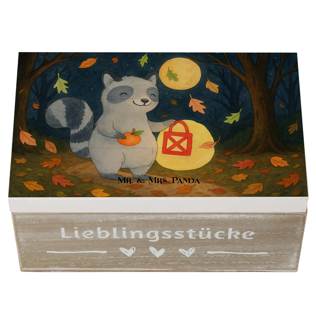 Holzkiste Waschbär Laterne Design Erinnerungskiste, Schatzkiste, Dekokiste, Holzkiste, Truhe, Erinnerungsbox, XXL, Kiste, Geschenkbox, Aufbewahrungsbox, Geschenkdose, Schatulle, Halloween, Deko, Martinssingen, Dekoration, Geschenke, Schenken, Laterne, Süßes sonst gibt's saures, Halloween Deko, Waschbär, Herbst, Trick or Treat