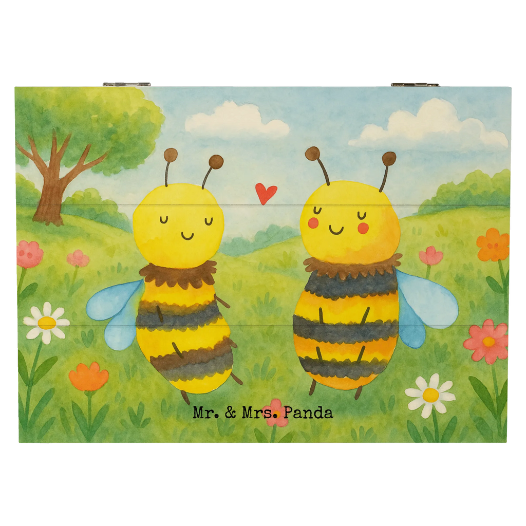 Holzkiste Biene Verliebt Design Holzkiste, Kiste, Schatzkiste, Truhe, Schatulle, XXL, Erinnerungsbox, Erinnerungskiste, Dekokiste, Aufbewahrungsbox, Geschenkbox, Geschenkdose, Biene, Wespe, Hummel