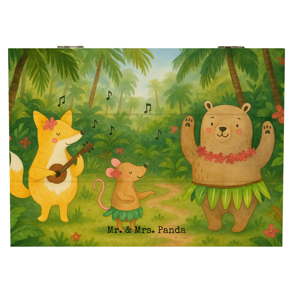 Holzkiste Waldtiere Aloha Design Kiste, Schatulle, Erinnerungskiste, Aufbewahrungsbox, Dekokiste, Schatzkiste, XXL, Holzkiste, Erinnerungsbox, Geschenkbox, Truhe, Geschenkdose, Tiermotive, Gute Laune, lustige Sprüche, Tiere, Igel, Tanzen, Aloha, Waldtiere, Bär, Wald, Hase, Leben, Musik, Lachen