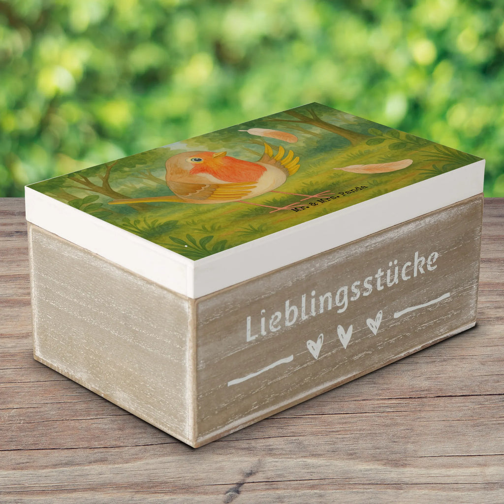 Holzkiste Rotkehlchen Federn Design Holzkiste, Geschenkdose, Erinnerungsbox, Aufbewahrungsbox, Schatzkiste, Geschenkbox, Kiste, Dekokiste, Truhe, Erinnerungskiste, XXL, Schatulle, Tiermotive, Gute Laune, lustige Sprüche, Tiere, Motivation Sprüche, Motivationsbilder, What if i fall, Rotkehlchen, Spruch Motivation, Vogel, fliegen, Spruch Mut