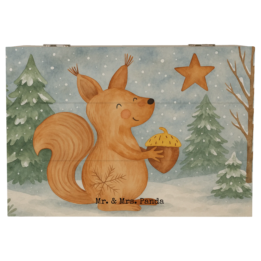 Holzkiste Eichhörnchen Weihnachten Design Geschenkbox, Erinnerungskiste, XXL, Schatulle, Geschenkdose, Aufbewahrungsbox, Holzkiste, Dekokiste, Erinnerungsbox, Schatzkiste, Truhe, Kiste, Winter, Weihnachten, Weihnachtsdeko, Nikolaus, Advent, Heiligabend, Wintermotiv, Weihnachtsgruß, Neujahr, Vogel, Weihnachtsmotiv, Frohes neues Jahr, Guten Rutsch, Frohe Weihnachten