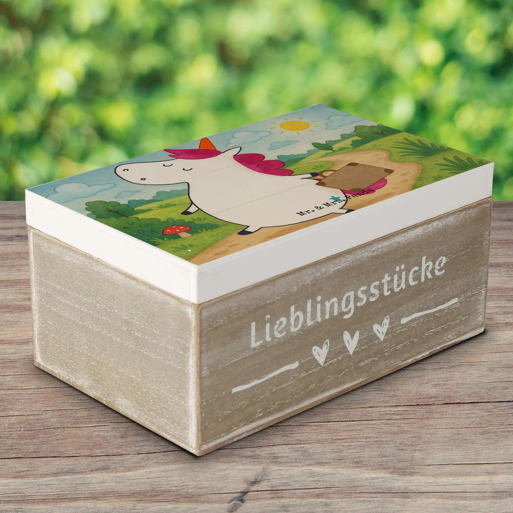 Wooden chest unicorn Suitcase Design XXL, Geschenkdose, Erinnerungskiste, Holzkiste, Geschenkbox, Schatzkiste, Dekokiste, Schatulle, Aufbewahrungsbox, Truhe, Erinnerungsbox, Kiste, Einhorn, Einhörner, Einhorn Deko, Unicorn, Abenteuer, Gepäck, witzig, Koffer, Kind, lustig, albern, Spaß, Reise, Verreisen, Erwachsen, unicorn