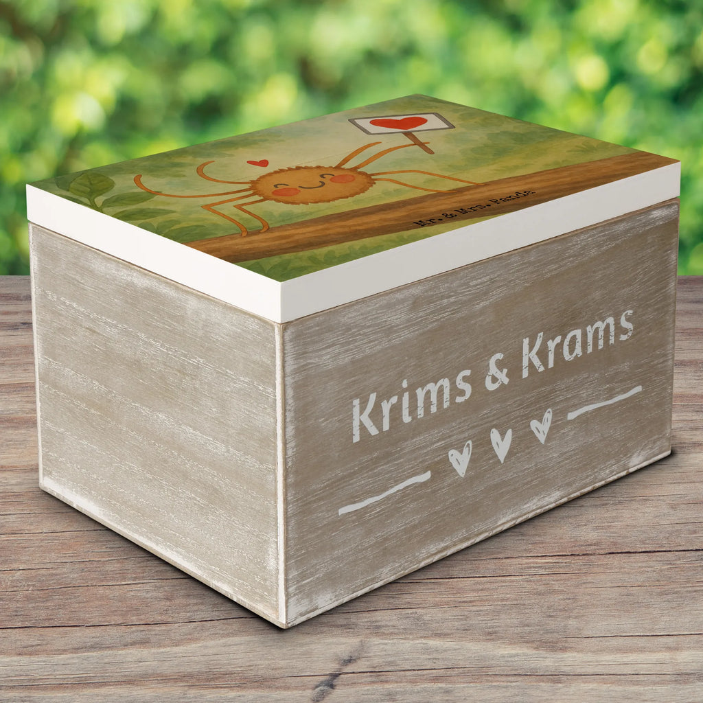 Holzkiste Spinne Agathe Motivation Design Holzkiste, Kiste, Schatzkiste, Truhe, Schatulle, XXL, Erinnerungsbox, Erinnerungskiste, Dekokiste, Aufbewahrungsbox, Geschenkbox, Geschenkdose, Spinne Agathe, Spinne, Agathe, Videos, Merchandise, Motivation, Glück, Liebe, Vertrauen, Dankeschön