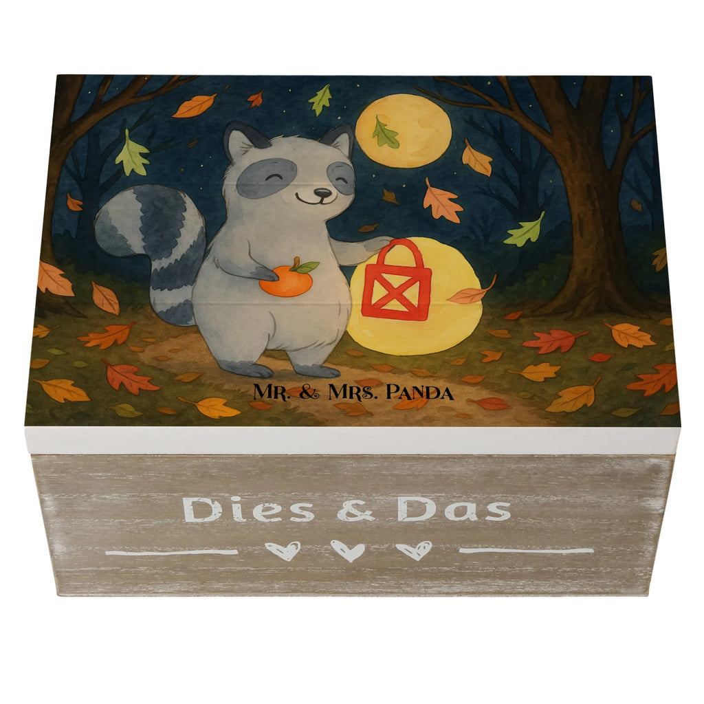 Holzkiste Waschbär Laterne Design Erinnerungskiste, Schatzkiste, Dekokiste, Holzkiste, Truhe, Erinnerungsbox, XXL, Kiste, Geschenkbox, Aufbewahrungsbox, Geschenkdose, Schatulle, Halloween, Deko, Martinssingen, Dekoration, Geschenke, Schenken, Laterne, Süßes sonst gibt's saures, Halloween Deko, Waschbär, Herbst, Trick or Treat