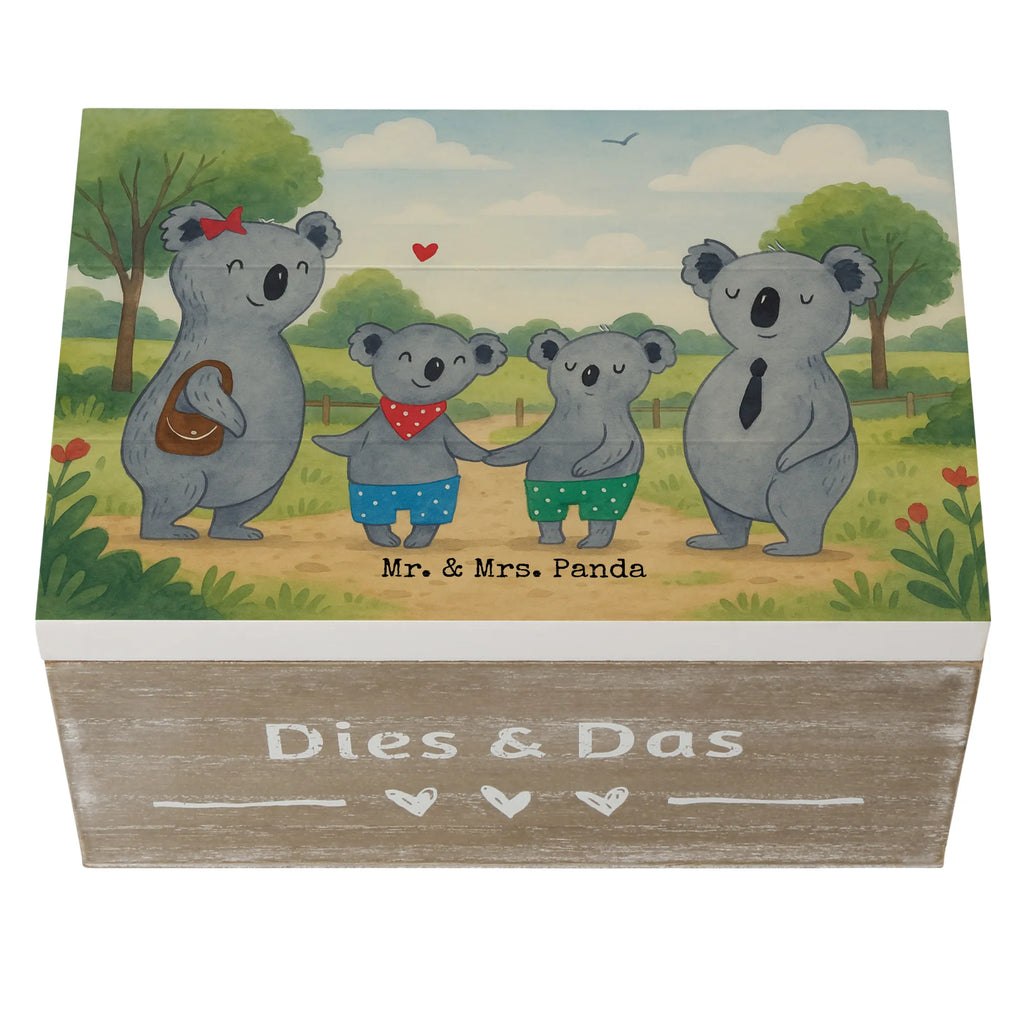 Holzkiste Koala Familie zwei Design Schatzkiste, Erinnerungskiste, Erinnerungsbox, Geschenkdose, Kiste, Holzkiste, XXL, Schatulle, Dekokiste, Aufbewahrungsbox, Geschenkbox, Truhe, Familie, Vatertag, Muttertag, Bruder, Schwester, Mama, Papa, Oma, Opa, Koalabär, Koala, beste Familie, Lieblingsfamilie, Familienzeit, Familienleben, Koalafamilie