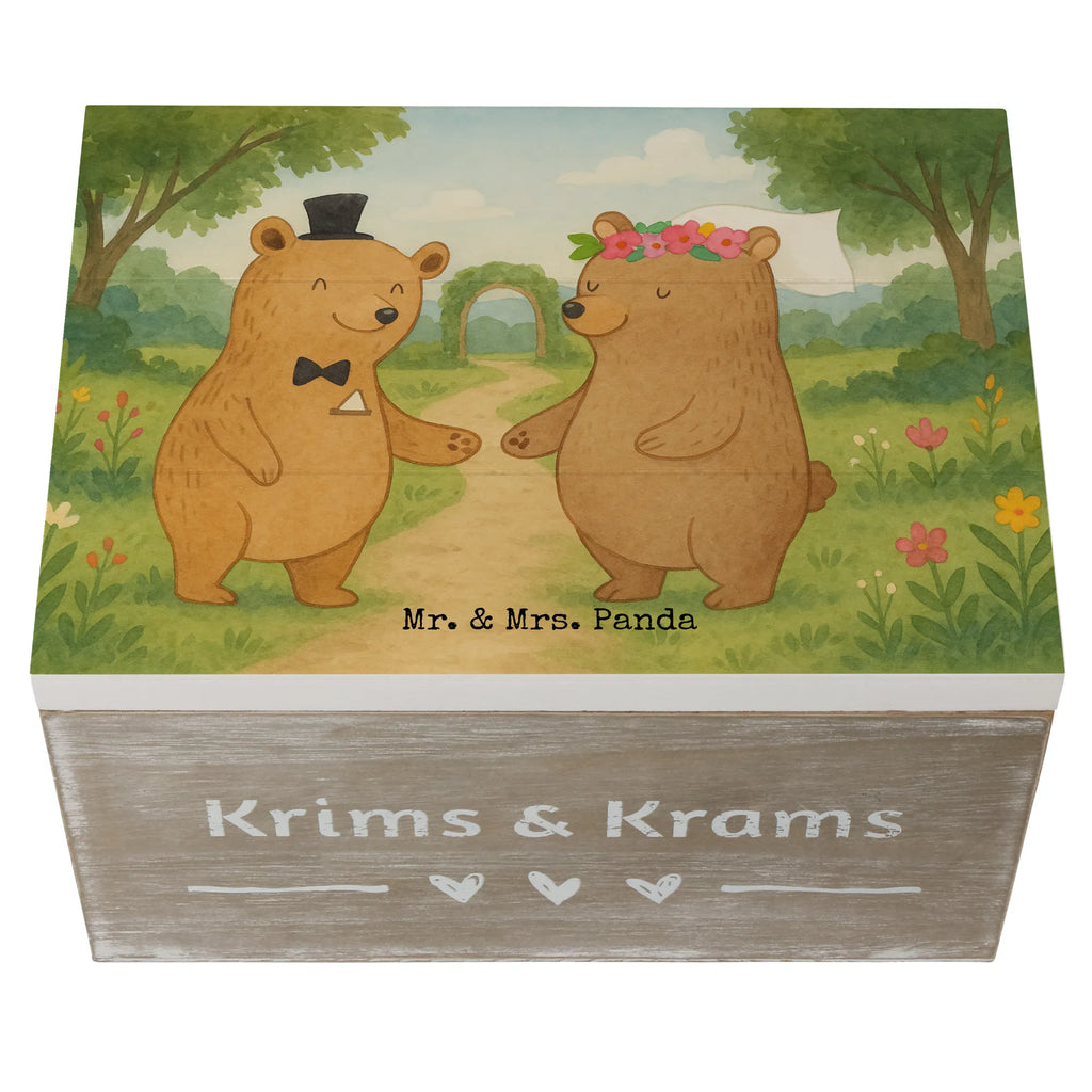 Wooden chest bears marriage Design Geschenkbox, Erinnerungskiste, Aufbewahrungsbox, Holzkiste, Kiste, Truhe, Dekokiste, XXL, Erinnerungsbox, Schatzkiste, Schatulle, Geschenkdose, Hochzeit, Hochzeitsgeschenk, Ehe, Hochzeitsfeier, Trauung, Trauungsgeschenk, Hochzeitskarte, Verlobungsfeier, Verlobungsgeschenk, Hochzeitsgeschenkideen, Hochzeitsgeschenke für Brautpaar, Hochzeitstag, Geschenk zur Hochzeit