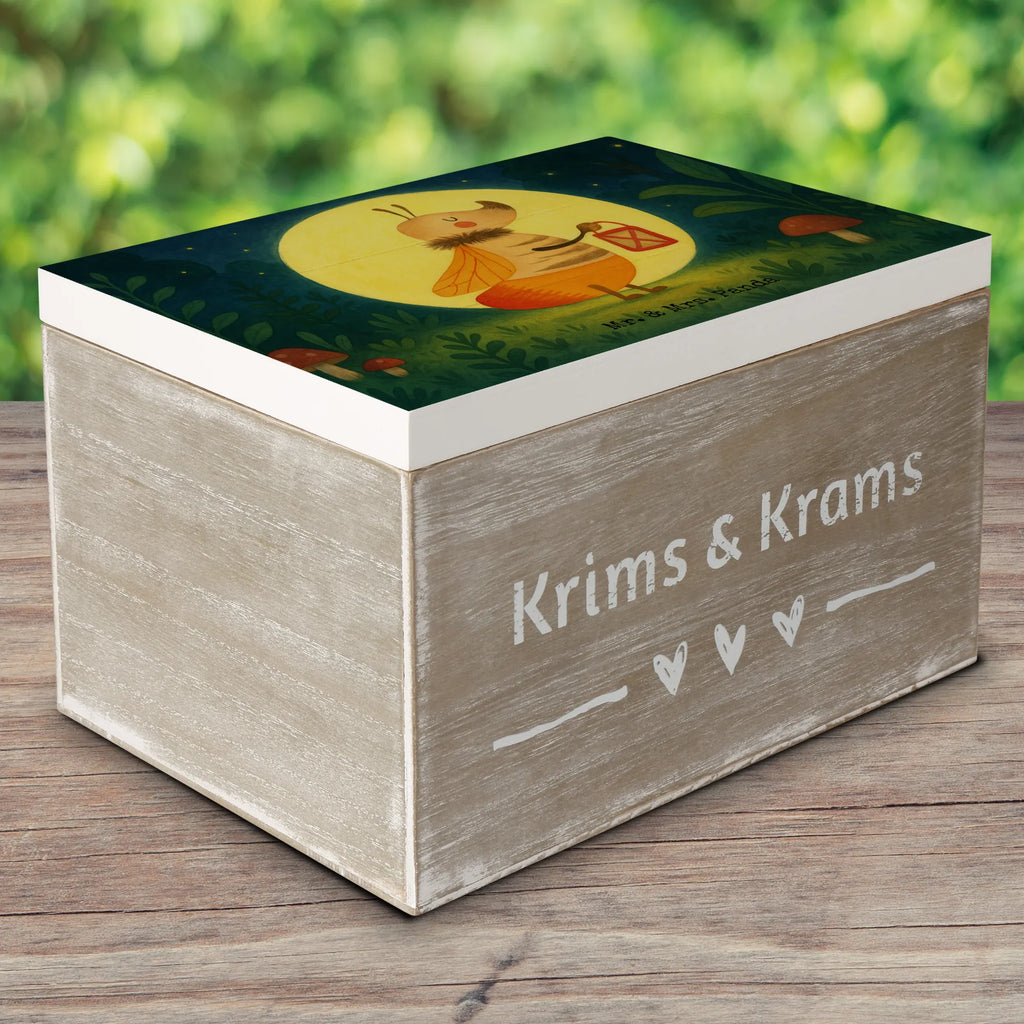 Holzkiste Glühwürmchen Design Dekokiste, Truhe, Aufbewahrungsbox, XXL, Geschenkbox, Geschenkdose, Erinnerungskiste, Erinnerungsbox, Kiste, Schatulle, Schatzkiste, Holzkiste, Tiermotive, Gute Laune, lustige Sprüche, Tiere, Verlobung, Liebe, Heiratsantrag, magisch, Jahrestag, Liebesspruch, Lieblingsmensch, Liebesbeweis, Glühwurm, Leuchten, Falter, Glühwürmchen