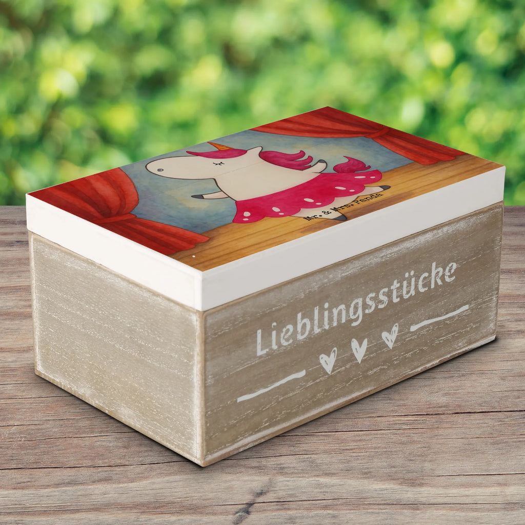 Holzkiste Einhorn Ballerina Design Erinnerungsbox, Dekokiste, Truhe, Holzkiste, Erinnerungskiste, Kiste, Schatulle, Geschenkdose, Schatzkiste, Geschenkbox, XXL, Aufbewahrungsbox, Einhorn, Einhörner, Einhorn Deko, Unicorn, Tanzen, Lebenslust, Spaß, Feiern, Geburtstag, Ballerina, Lebensfreude, Wohnung, Party, Tänzerin