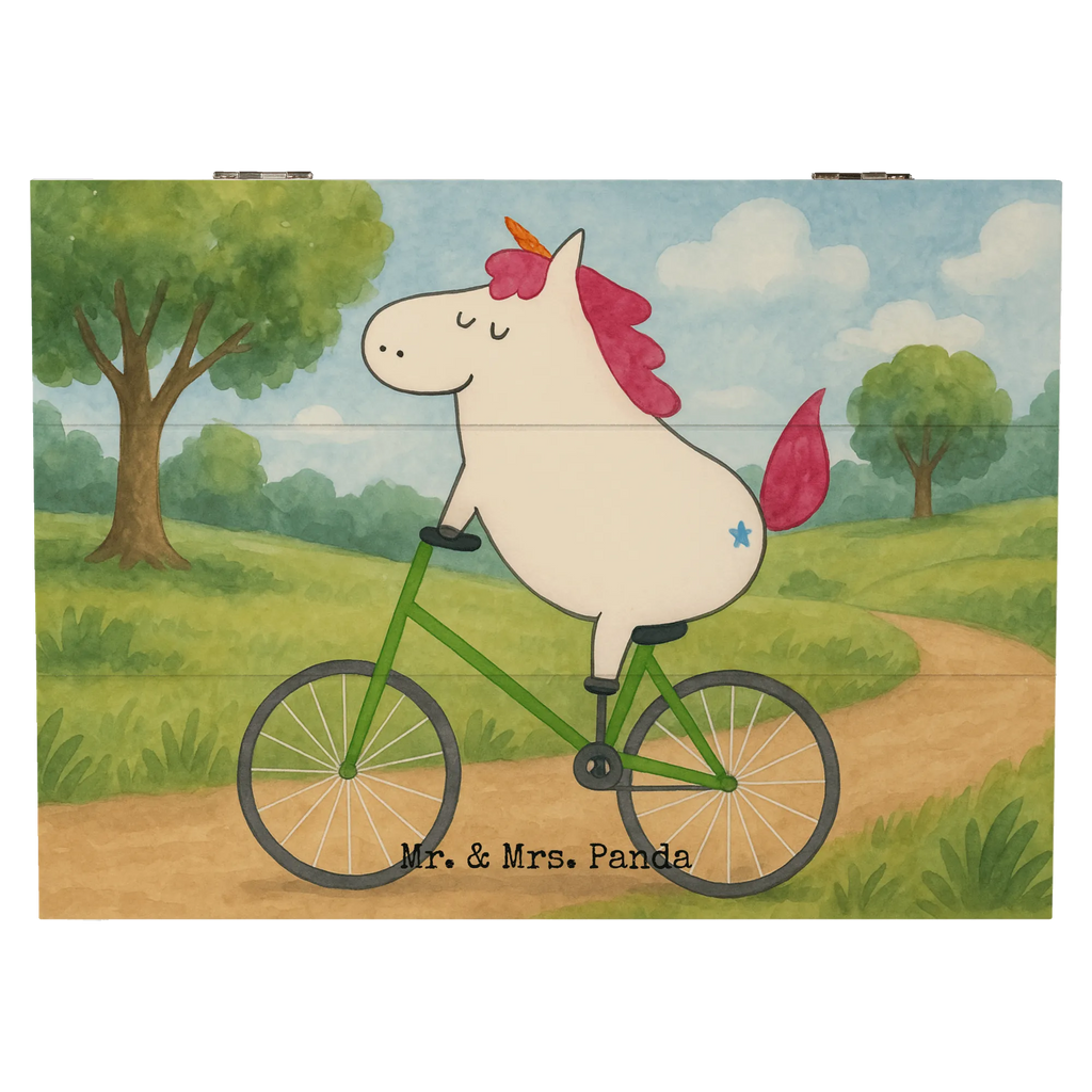 Holzkiste Einhorn Radfahrer Design Kiste, XXL, Holzkiste, Geschenkdose, Aufbewahrungsbox, Truhe, Erinnerungskiste, Schatzkiste, Erinnerungsbox, Geschenkbox, Dekokiste, Schatulle, Einhorn, Einhörner, Einhorn Deko, Unicorn, Rad, Liebeskummer, Luxusproblem, Radfahren, Feenstaub, Bike, Kummer, Konfetti, Radfahrer