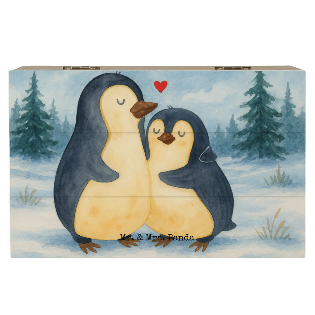 Holzkiste Pinguin umarmen Design Erinnerungsbox, Schatzkiste, Truhe, Geschenkdose, Geschenkbox, Dekokiste, Holzkiste, Kiste, Schatulle, XXL, Erinnerungskiste, Aufbewahrungsbox, Pinguin, Liebespaar, Hochzeitstag, Verlobung, Hochzeitsgeschenk, Liebe, Liebesbeweis, Liebesgeschenk, Jahrestag, Hochzeit