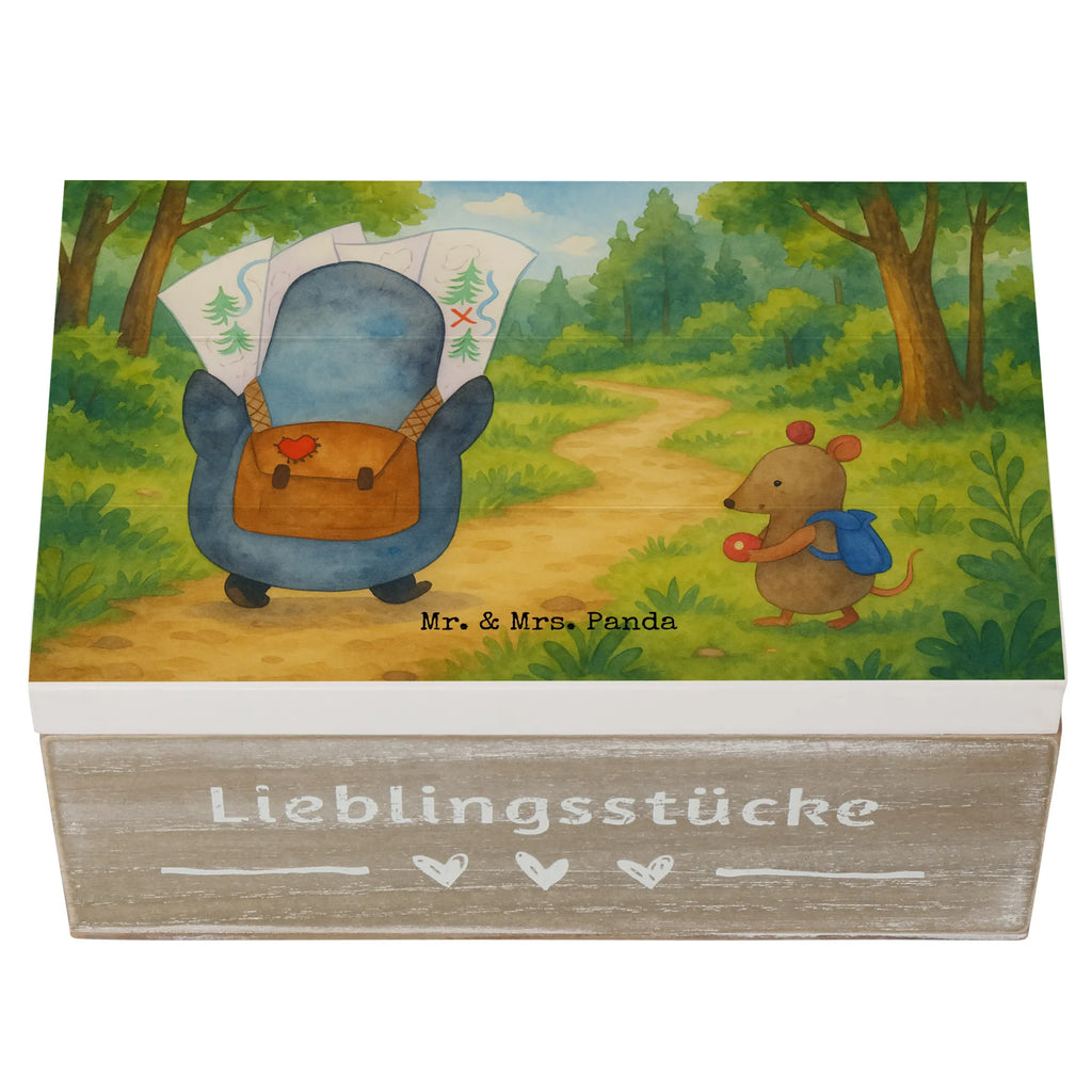 Holzkiste Pinguin & Maus Wanderer Design Geschenkdose, Erinnerungsbox, Schatulle, Kiste, Dekokiste, Aufbewahrungsbox, Geschenkbox, Truhe, Holzkiste, Erinnerungskiste, XXL, Schatzkiste, Pinguin, Ausflug, Wanderlust, Abenteurer, wandern, Roadtrip, Abenteuer, Pinguine